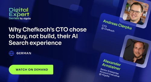 Buy vs. Build? Chefkoch setzt auf Algolia’s AI Search
