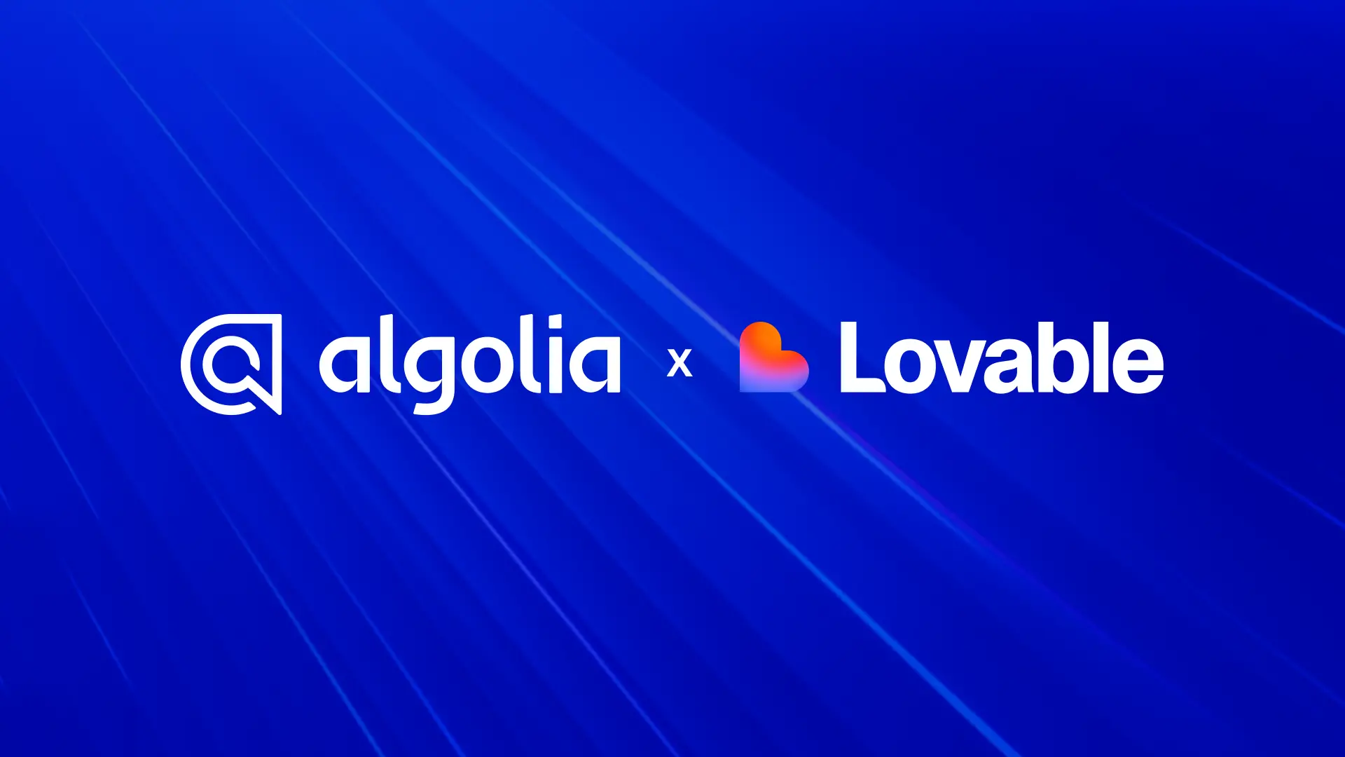 Ship your ideas with Lovable + Algolia