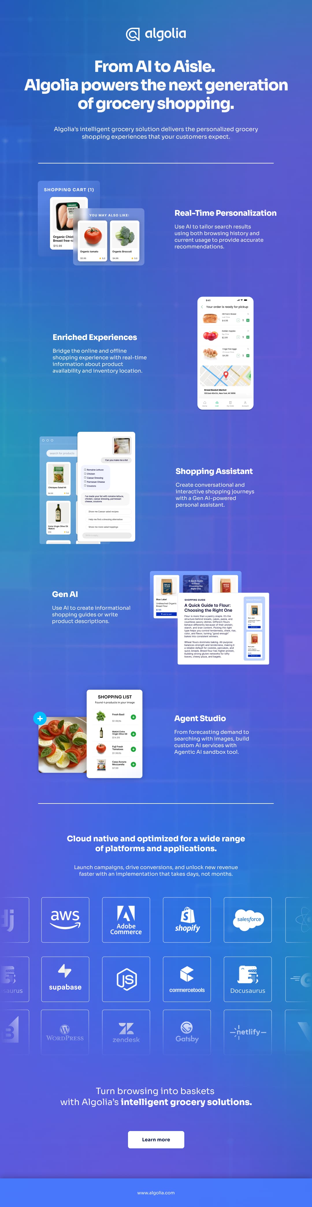 Algolia powers the next generation of grocery shopping
