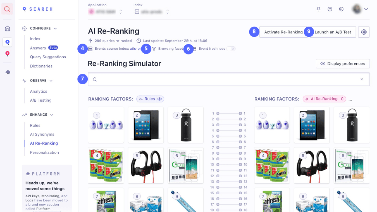 AI Re-Ranking