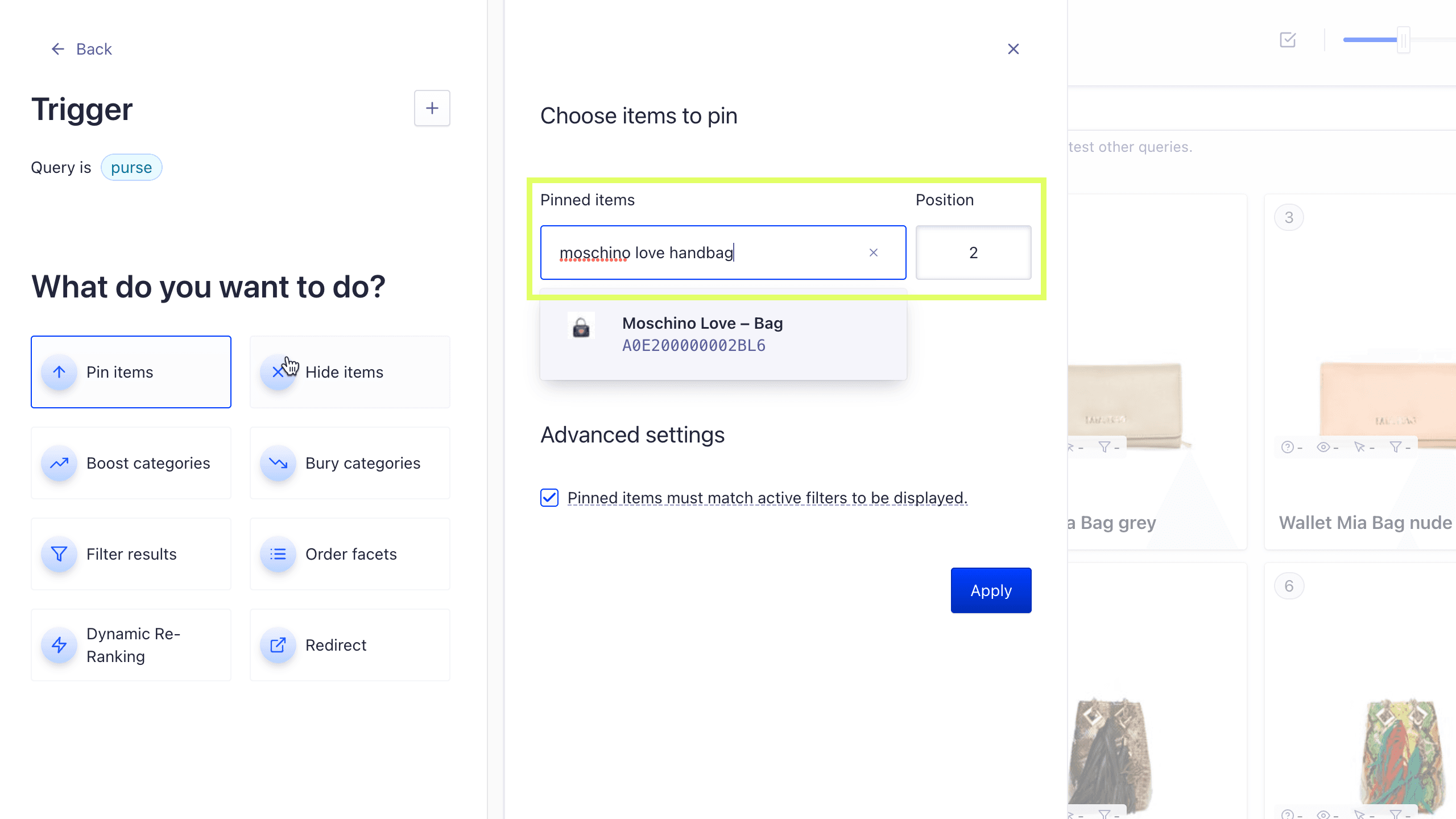 superuser tip: merchandising search
