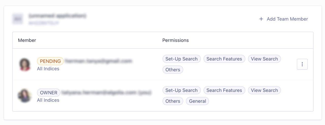 Members - Permissions