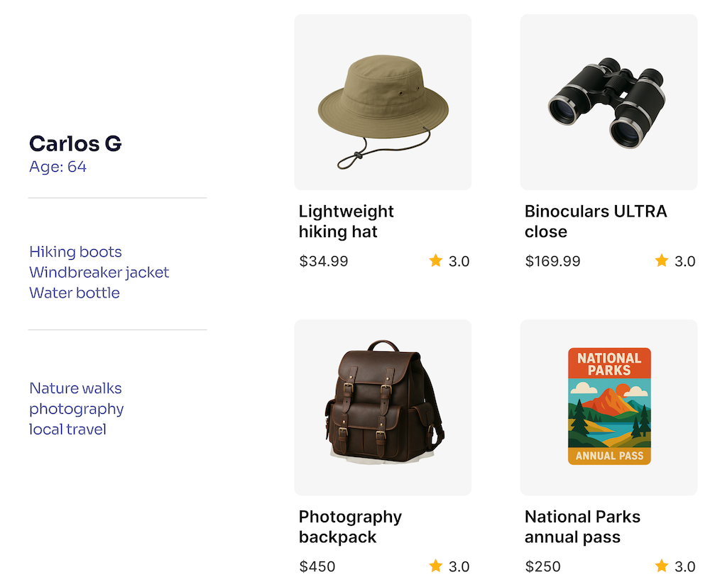 AI visual search