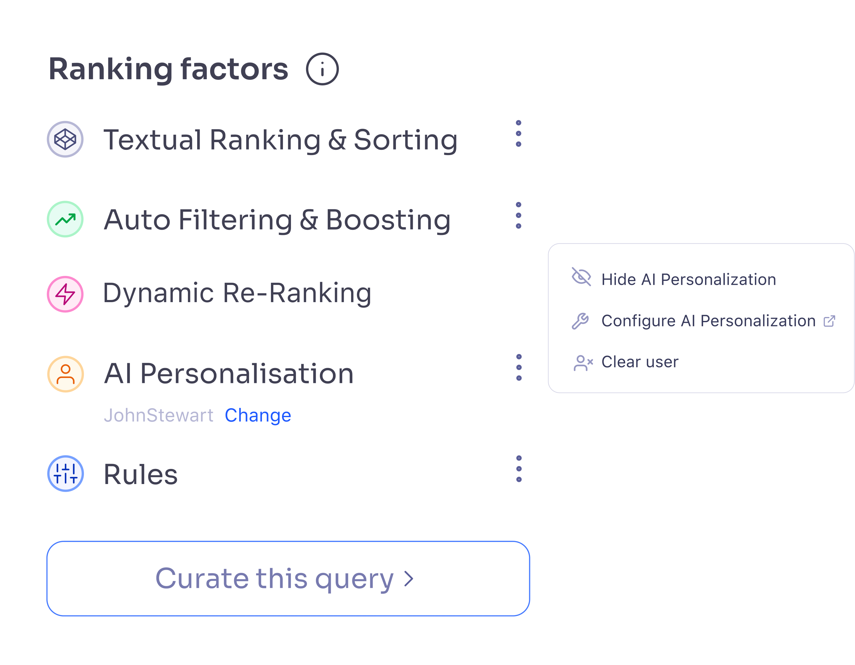AI visual search