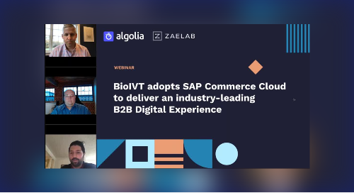 BioIVT adopts SAP Commerce Cloud to deliver an industry-leading B2B digital experience