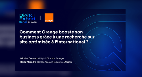 How Orange boosts its business with internationally optimized on-site search?